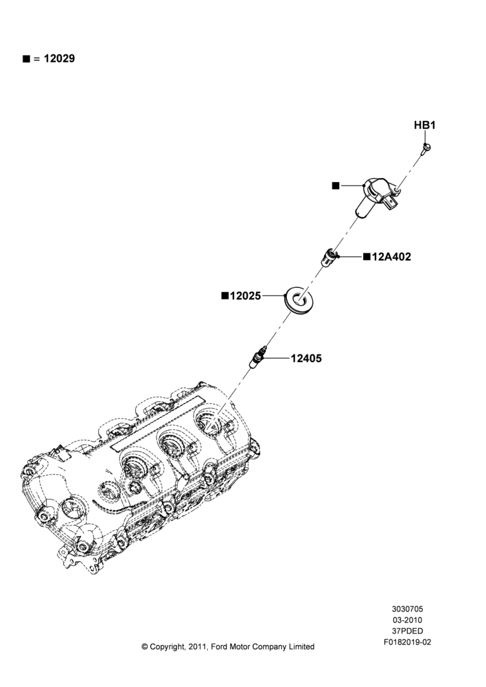 05B - Ignition Coil and Wires/Spark Plugs, 3.7L 4V PFI V6 NA Gas; 22/MAR/2010-27/JUN/2014