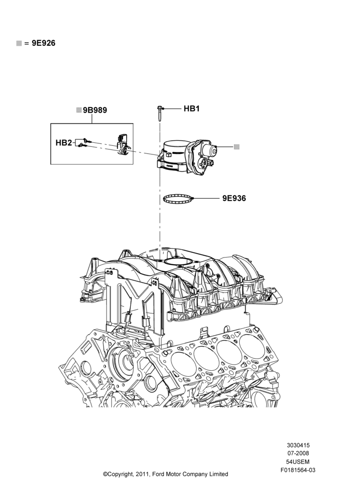 15G - Throttle Housing, 5.4L 3V V8; 18/AUG/2008-03/NOV/2010