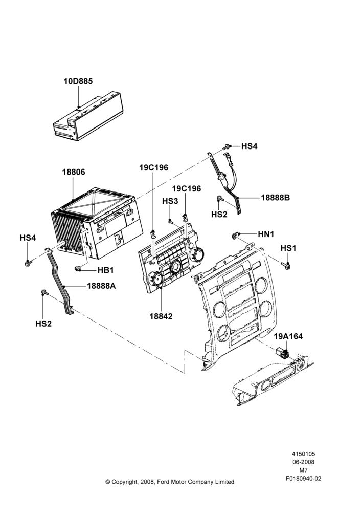05F - Audio Equipment - Original Fit, Less Navigation System, Less Radio Reception Equipment; 23/JUN/2008-01/DEC/2008