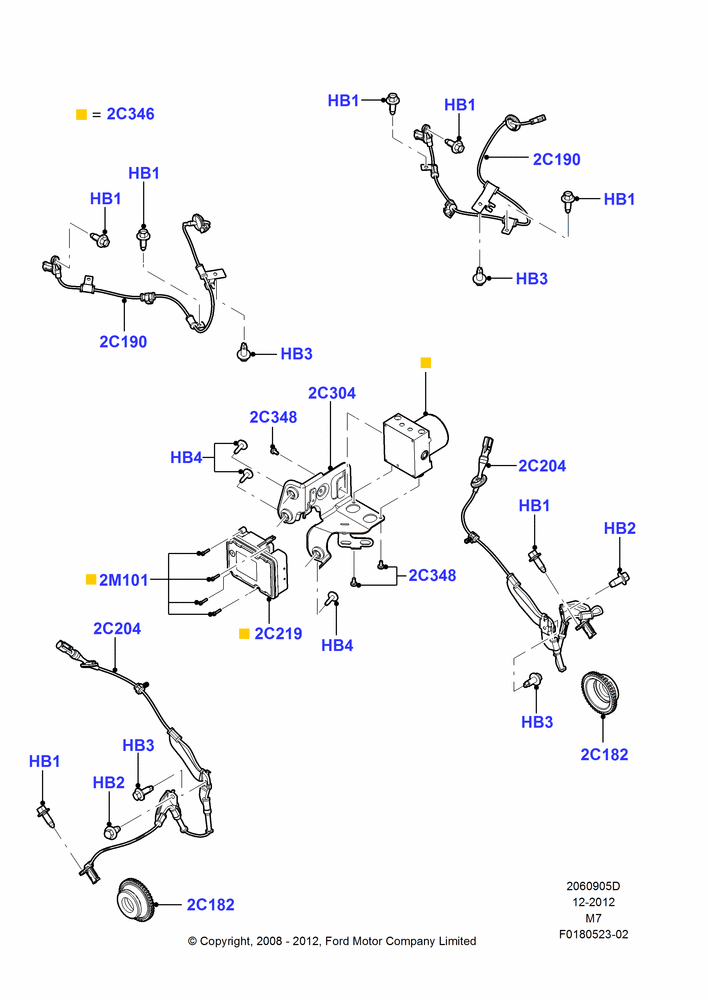 05D - Anti-Lock Braking System, For Unleaded Fuel; 23/JUN/2008-27/JUL/2009