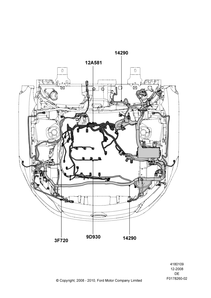 09L - Wiring - Engine And Transmission, 3.0L 4V OHC V6 Duratec 230HP; 04/FEB/2009-29/JUL/2012