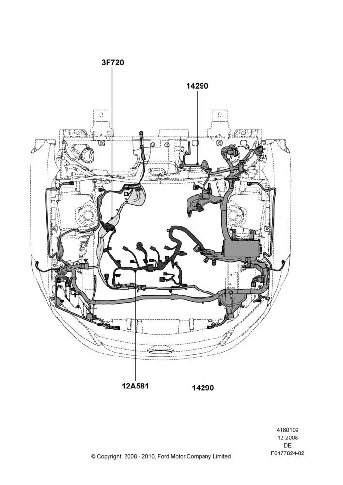 09K - Wiring - Engine And Transmission, 2.5L Duratec HE PFI (170PS); 04/FEB/2009-29/JUL/2012