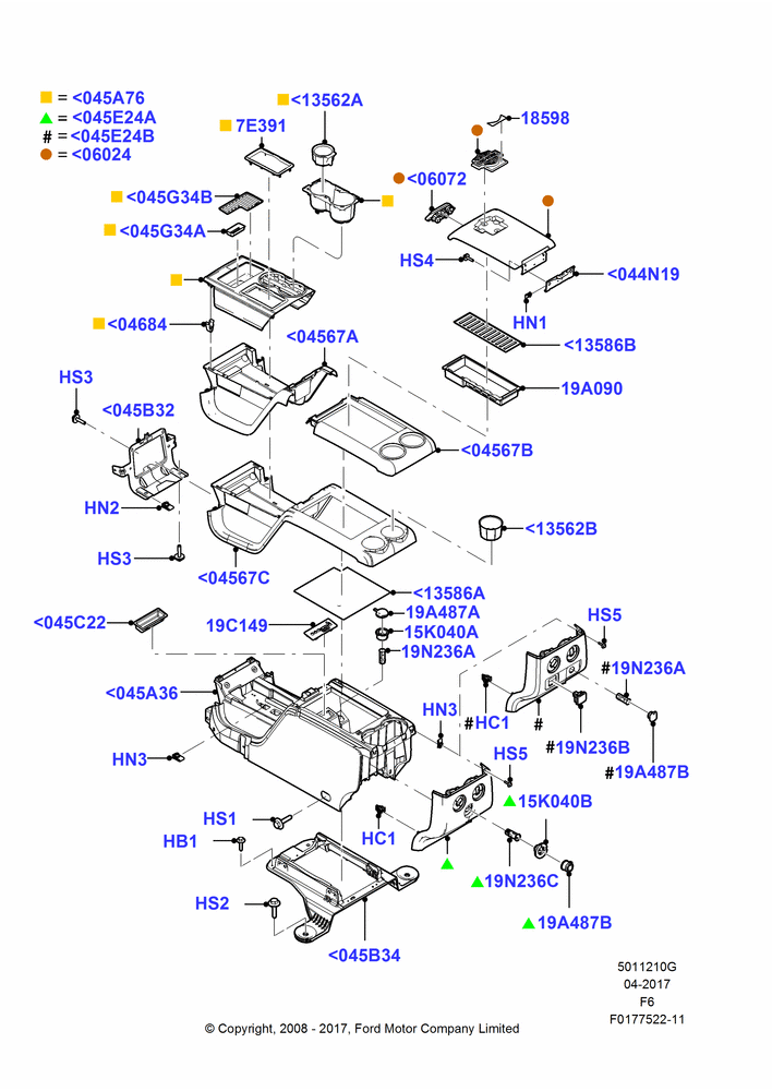 10G - Console - Floor, All Flow Thru Floor Consoles; 18/AUG/2008-23/DEC/2014