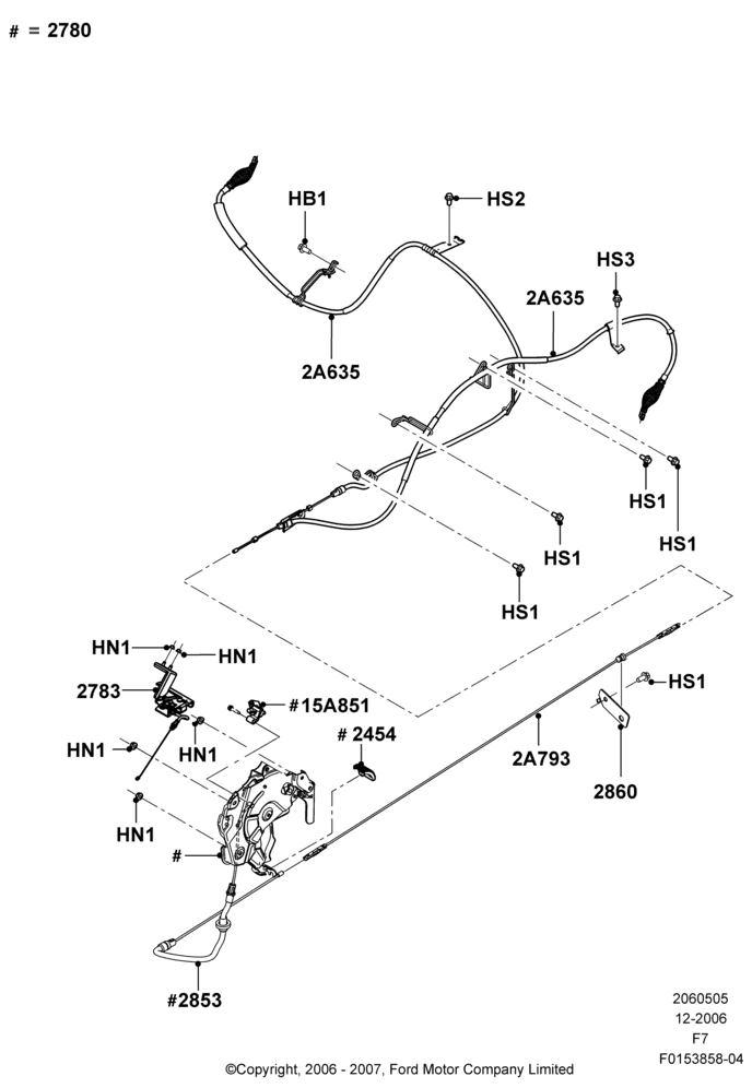 Parking Brake, Ford 250 Series, Ford 350 Series