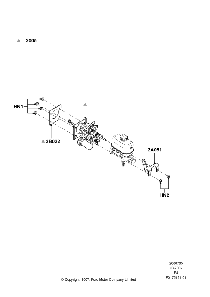 Brake Booster, Ford 450 Series