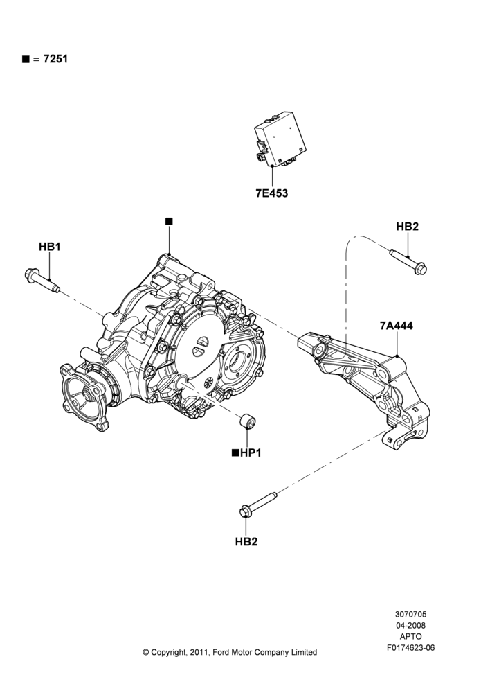 05C - Transfer Drive Case, LHD 4WD (FTD); 02/MAY/2008-29/FEB/2012