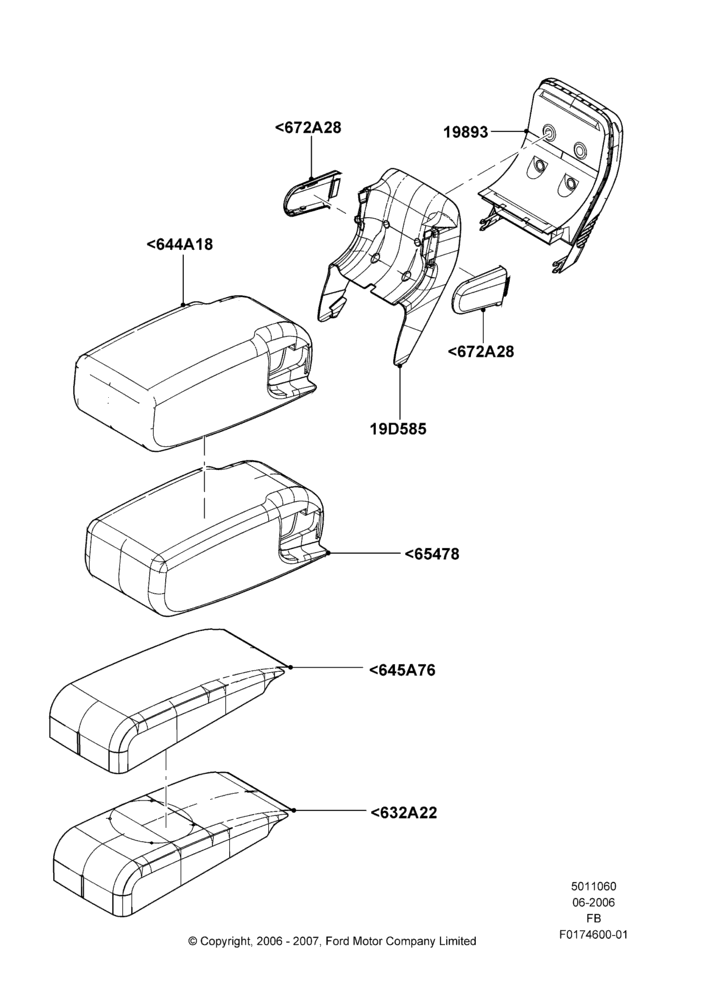 60 - Auxiliary Seat, With 40/20/40 Split Bench Frnt Seat, 20%; 19/JUN/2006-26/SEP/2011