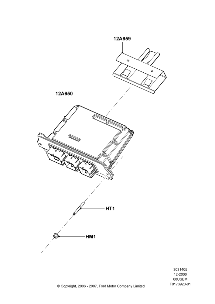 05F - Engine Modules and Sensors, (-)"CDN/MEX/USA", 6.8L Gas EFI V10; 18/DEC/2006-12/FEB/2010