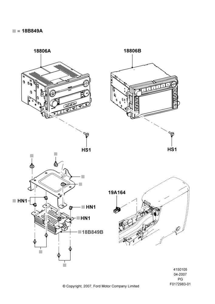 05K - Audio Equipment - Original Fit, Less Radio Reception Equipment, With Audiophile Sound System; 30/APR/2007-15/JUN/2009