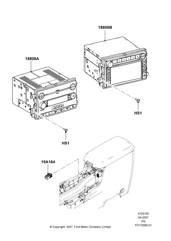 05J - Audio Equipment - Original Fit, Less Radio Reception Equipment, Premium Sound System; 30/APR/2007-15/JUN/2009