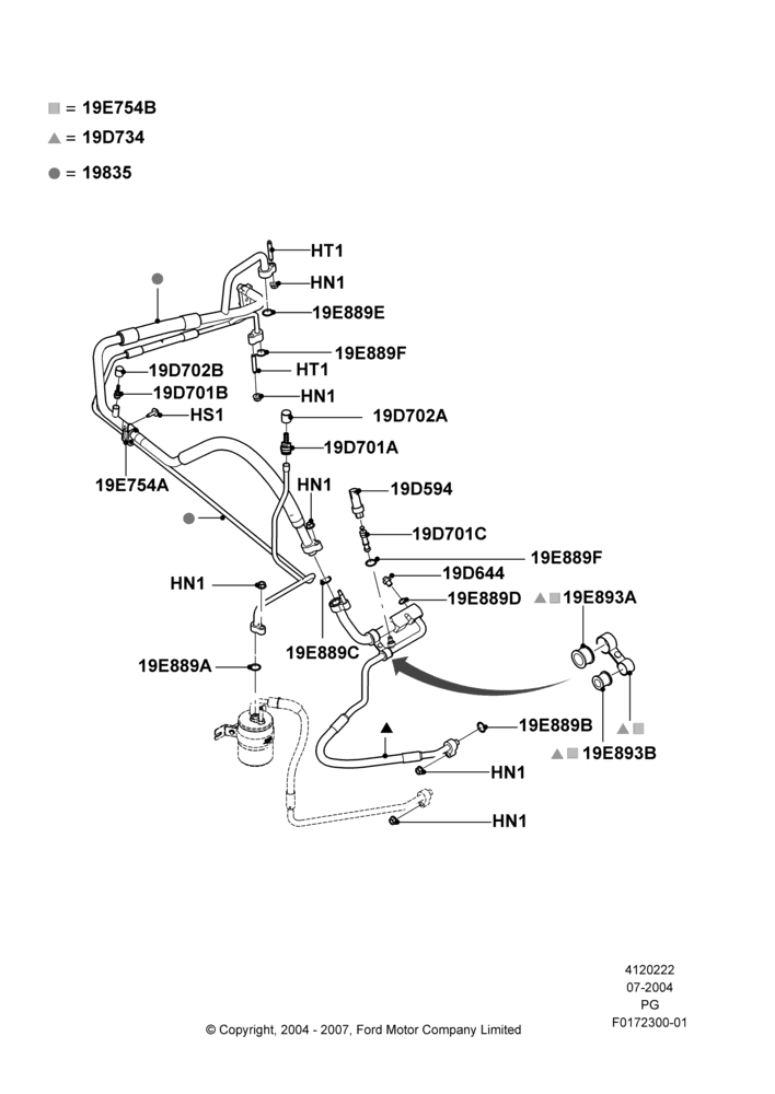 22A - Air Conditioning System; 12/JUL/2004-30/APR/2007