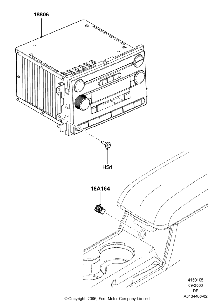 05E - Audio Equipment - Original Fit, Less Radio Reception Equipment, Less Upgraded Sound System, Standard Audio (Base); 30/AUG/2006-04/FEB/2009