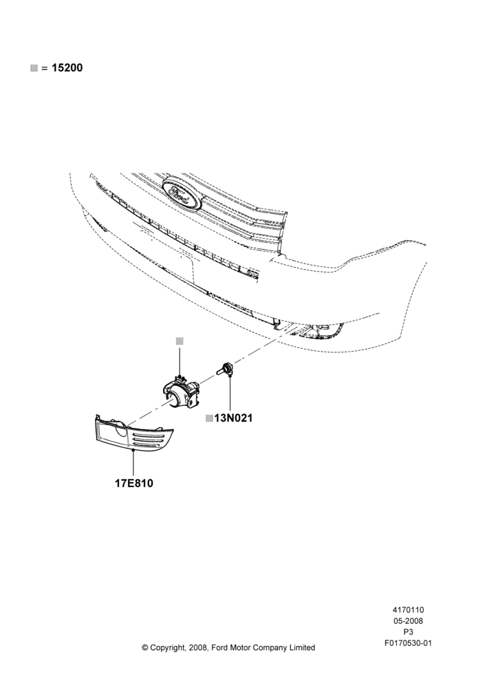 10 - Front Fog Lamps, With Front Fog Lamps; 02/MAY/2008