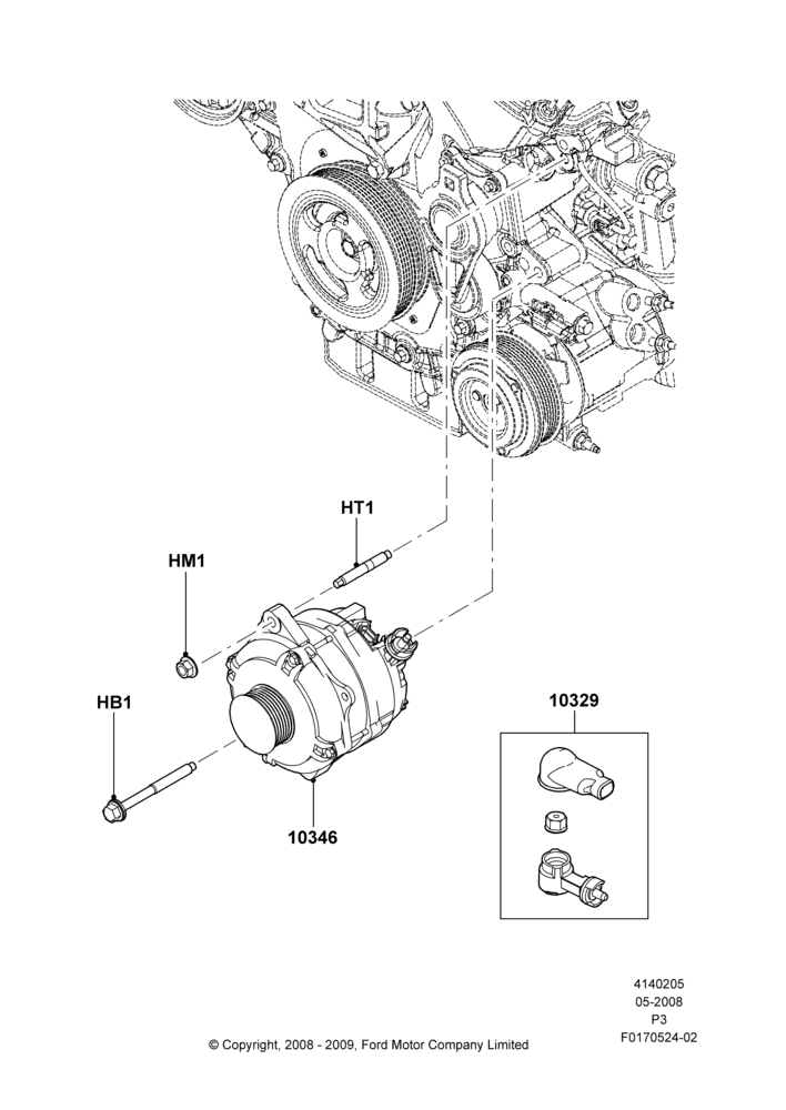05 - Alternator and Mountings; 02/MAY/2008