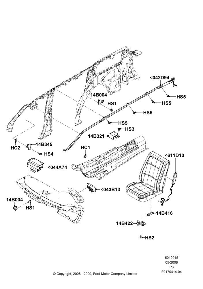 15A - Airbag System; 02/MAY/2008-06/JUL/2009