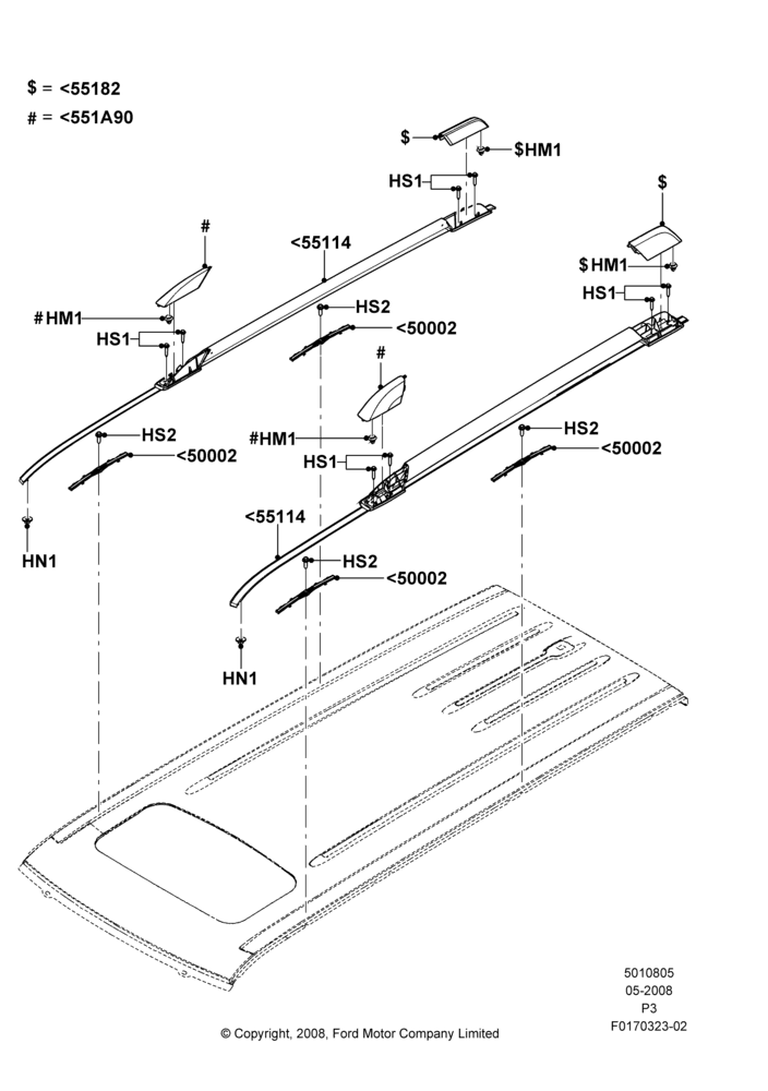 05 - Roof Rack Systems; 02/MAY/2008