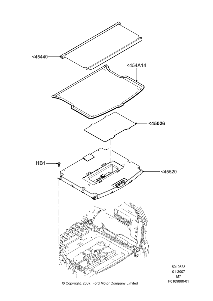 35D - Load Compartment Trim, Less Cargo Stowage Rack/Rail; 08/JAN/2007-29/APR/2012