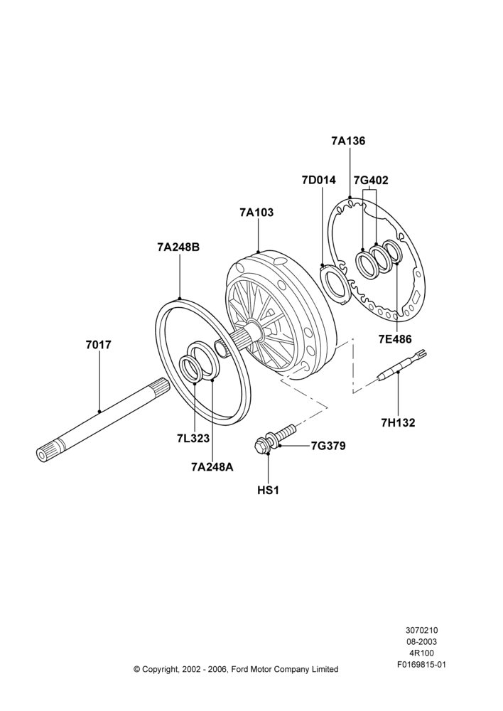 Transmission Pump Assy, E4OD(4R100)