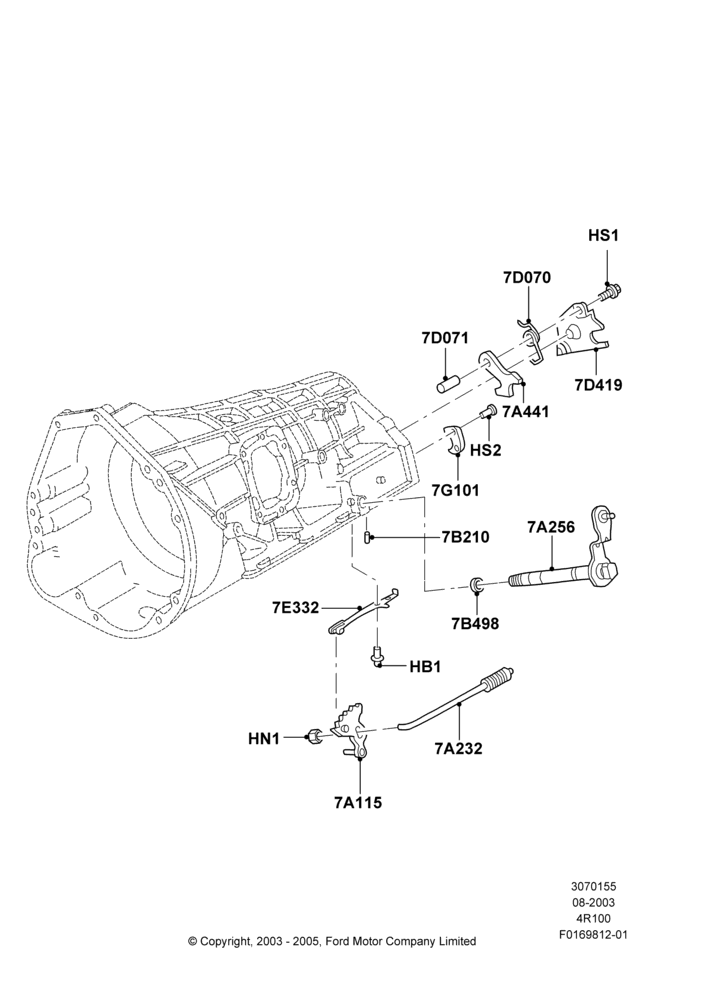 55C - Transmission Control Mechanisms, E4OD(4R100); 04/AUG/2003-03/JAN/2005