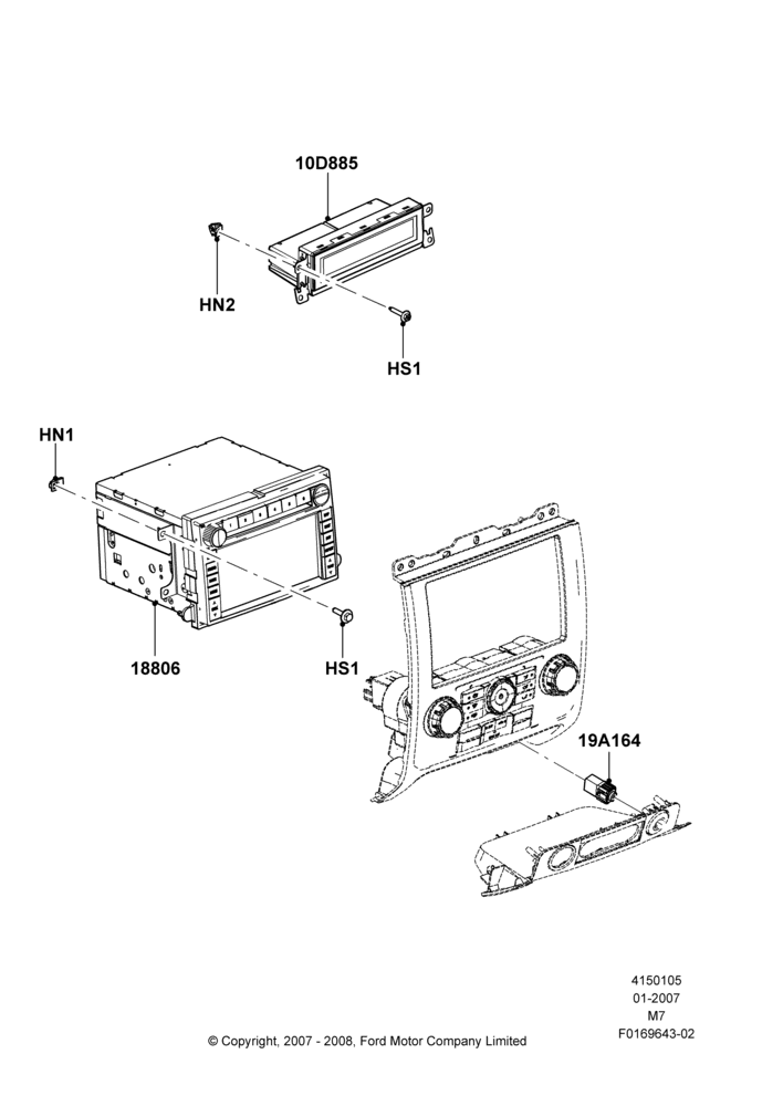 05D - Audio Equipment - Original Fit, Less Radio Reception Equipment, With Navigation System; 08/JAN/2007-23/JUN/2008