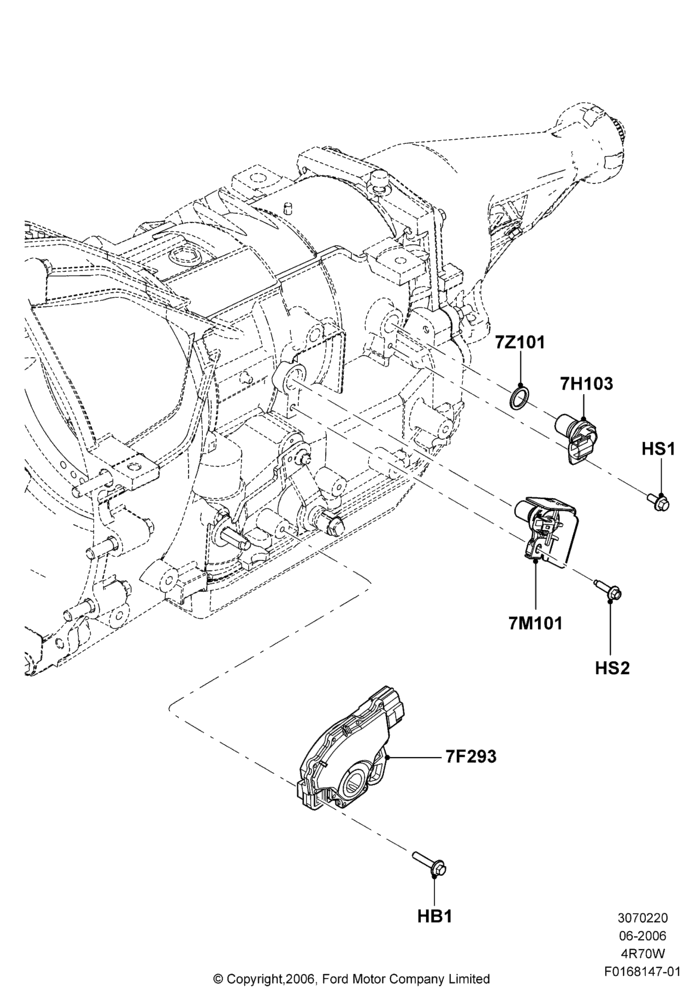 20E - Transmission Modules and Sensors, 4R70/4R75 W/E 4 Speed Trans; 19/JUN/2006-26/SEP/2011
