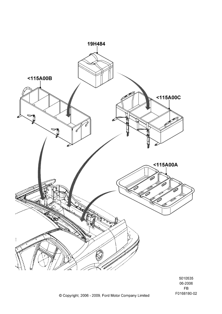 35XA - Load Compartment Trim, Accessory; 19/JUN/2006-26/SEP/2011