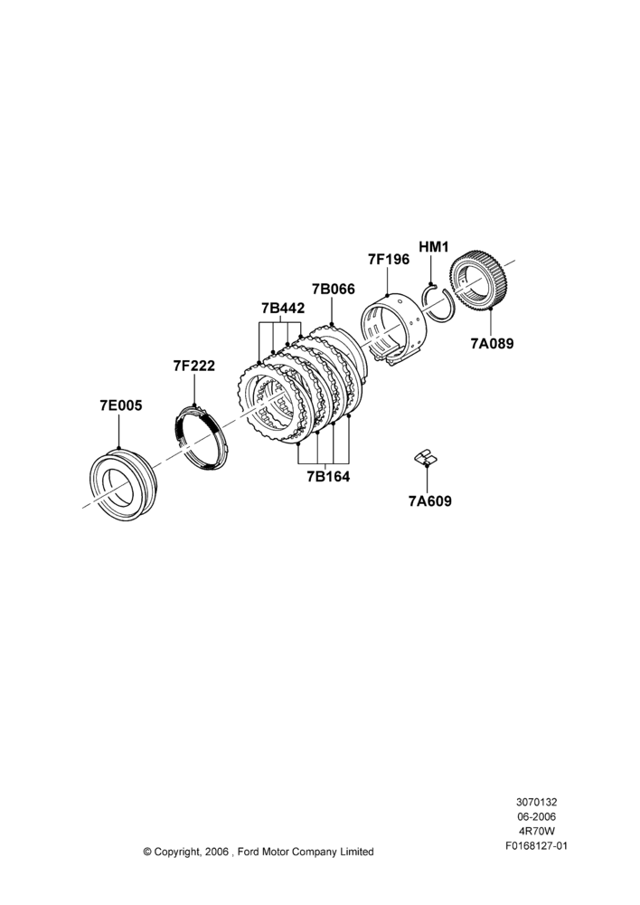 32E - Intermediate Clutch and Components, 4R70/4R75 W/E 4 Speed Trans; 19/JUN/2006-26/SEP/2011