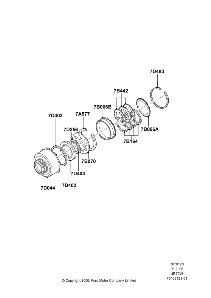 20C - Reverse Clutch and Components, 4R70/4R75 W/E 4 Speed Trans; 19/JUN/2006-26/SEP/2011