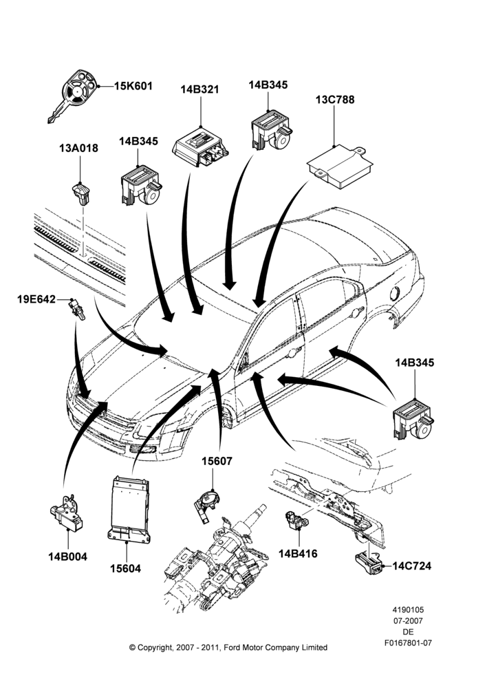 05C - Vehicle Modules and Sensors, Ford Division Derivative, Mercury Division Derivative; 16/JUL/2007-04/FEB/2009