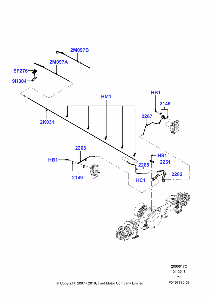 REAR BRAKE LINES, With Power 4 Wheel Disc Hydro Max