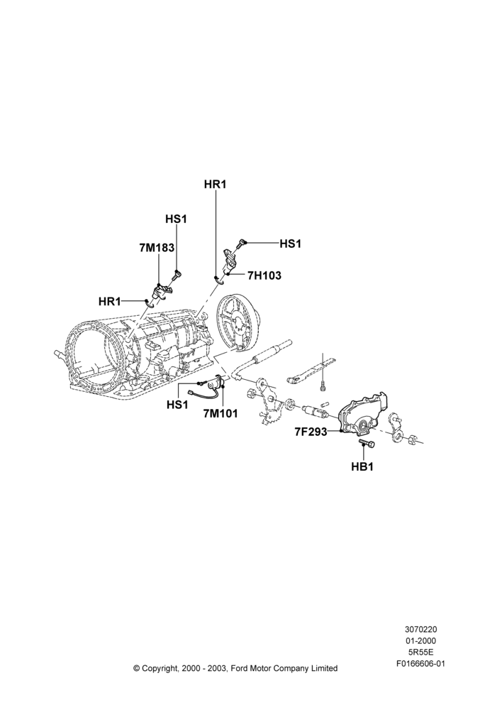Transmission Modules and Sensors, 5R44E/5R55E - 5 Speed Auto Trans