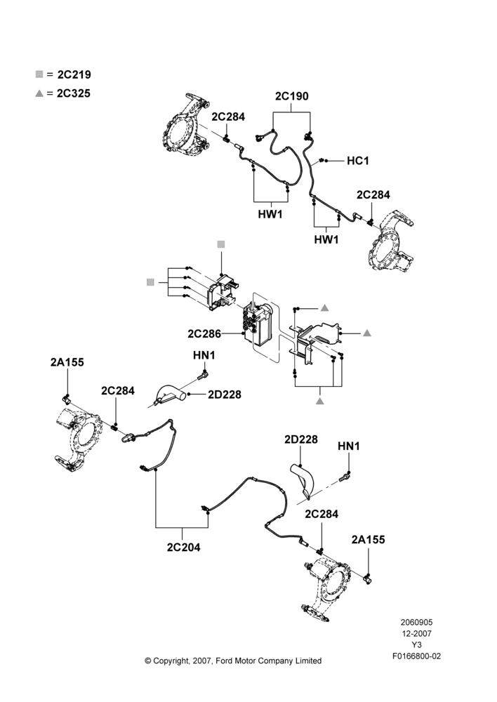 Anti-Lock Braking System, 24,000 LB. GVW, 26000 LB. GVW