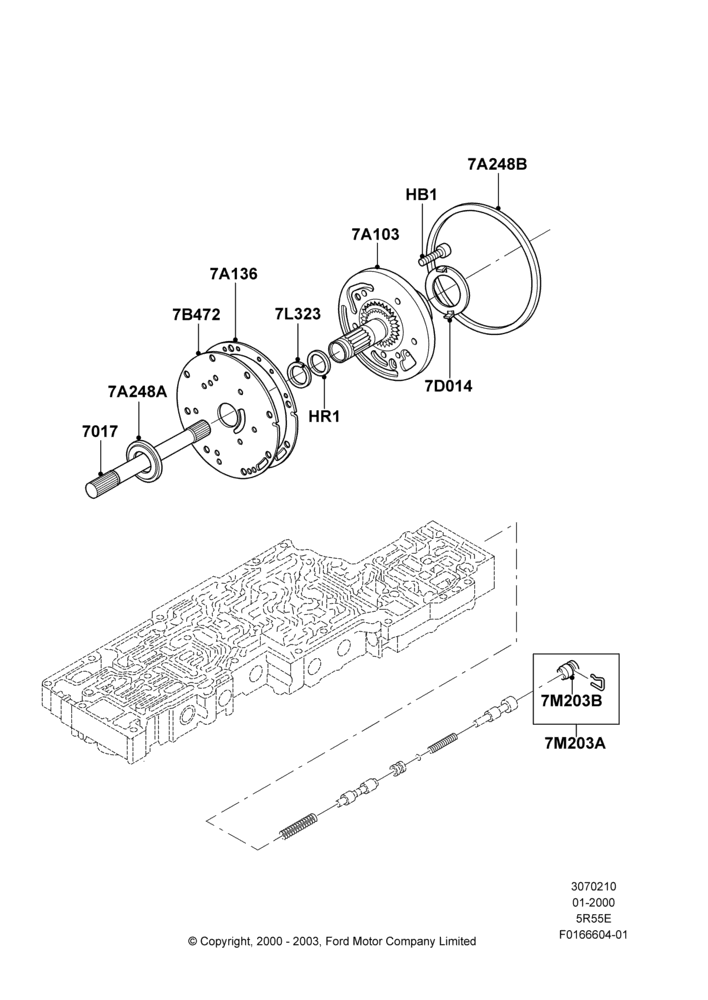 Transmission Pump Assy, 5R44E/5R55E - 5 Speed Auto Trans