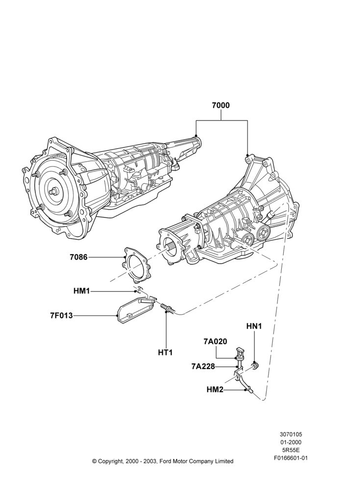 05B - Auto Trans Assy & Speedometer Drive, 5R44E/5R55E - 5 Speed Auto Trans; 31/JAN/2000-09/MAY/2003