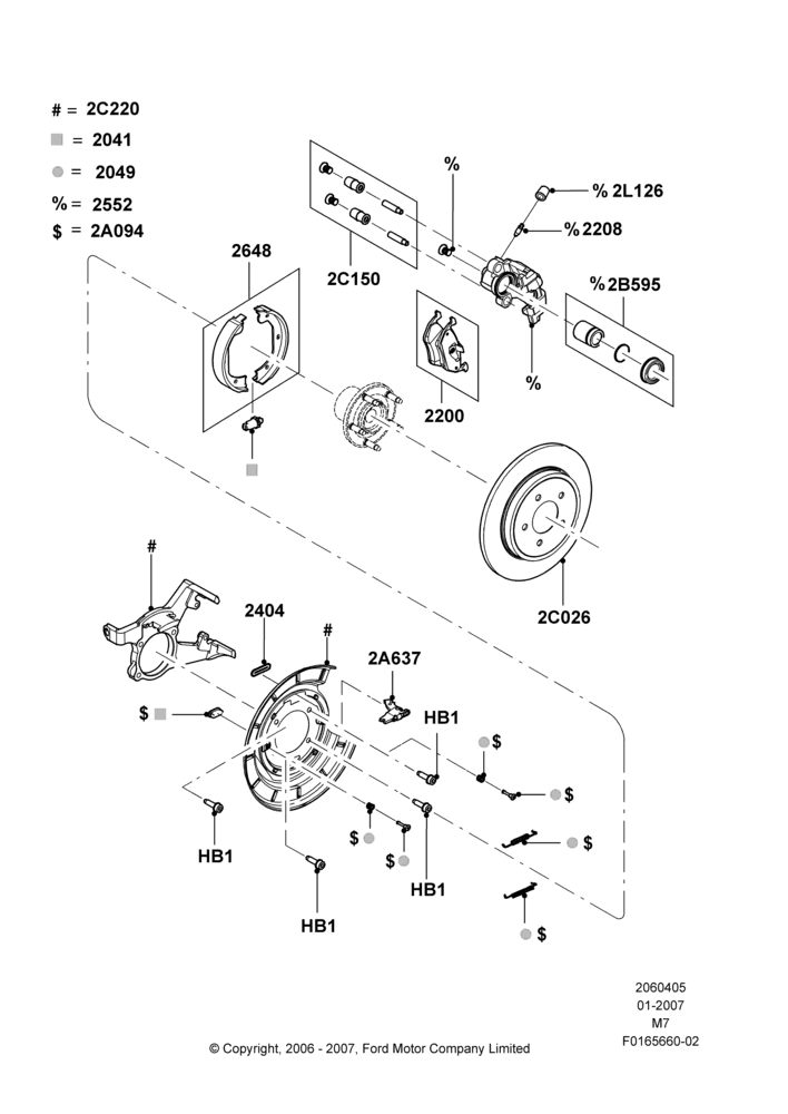 Rear Brake Discs and Calipers, With 4 Wheel Disc-Brake
