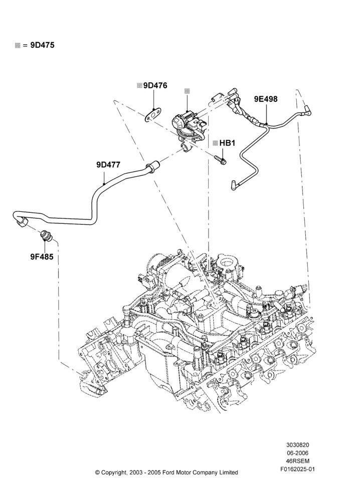 20D - Exhaust Gas Recirculation, Romeo 4.6 SOHC EFI; 19/JUN/2006-26/SEP/2011