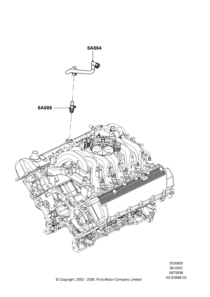 05B - Emission Control - Crankcase, 6.8L SOHC EFI NA V10 Gas; 04/AUG/2003-03/JAN/2005