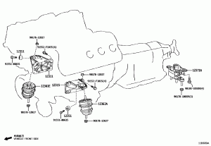 Подрамник передний, задний