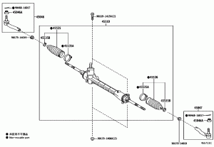 Рейка рулевая