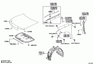 Капот и передние крылья