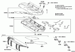 Задние сидения и каркас