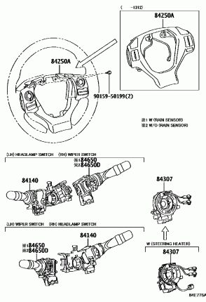 Датчики, блоки, клапана, регуляторы рулевого управления