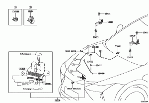 Замок капота