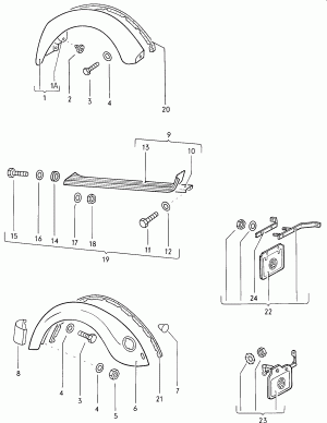 Дефлекторы, брызговики, накладки