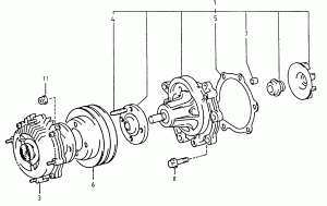 Вентилятор, электромотор радиатора охлаждения ДВС