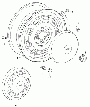 Диск колесный штампованный, литой