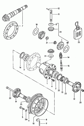 Мост передний, задний