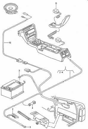 Жгут проводов телефона