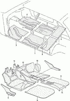 Самоклеящаяся шумоизоляция пола