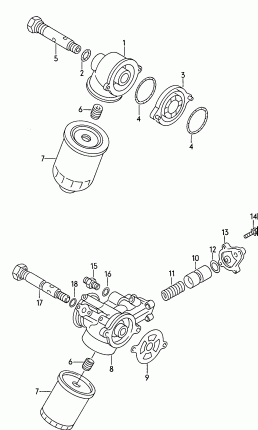 Кронштейн масляного фильтра